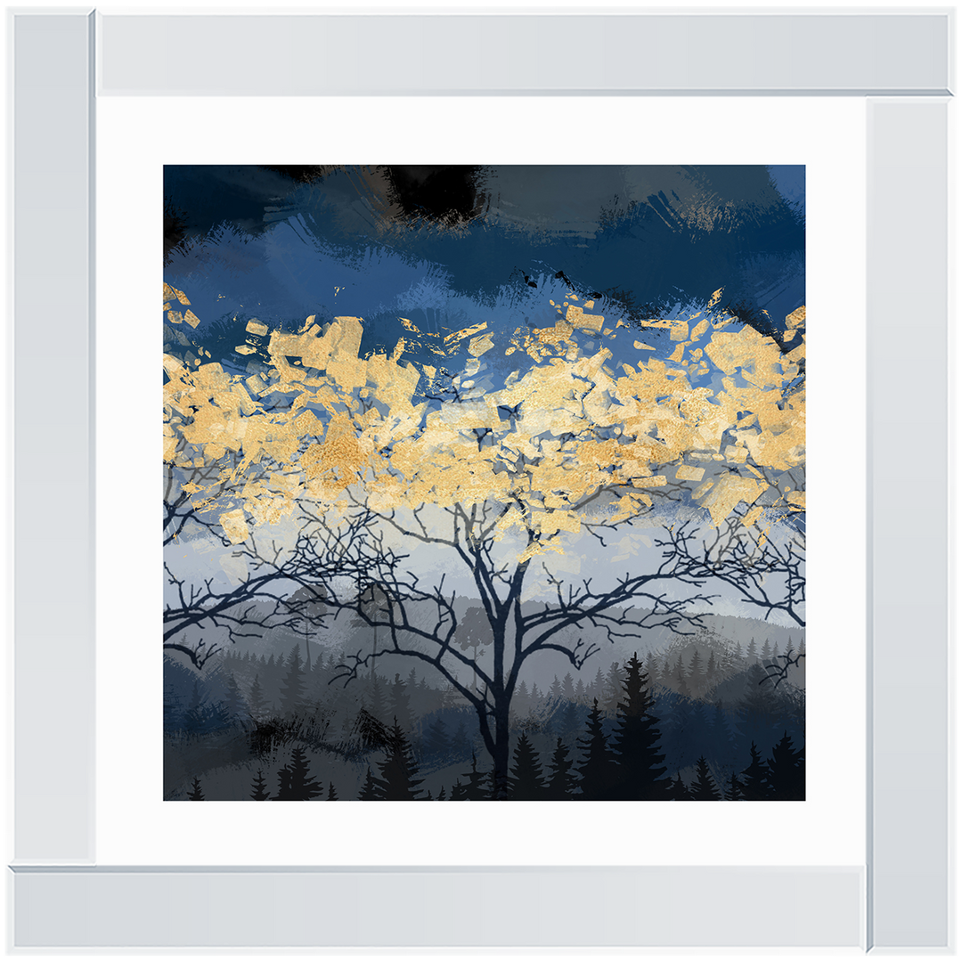 LS195 Lone Blue Tree