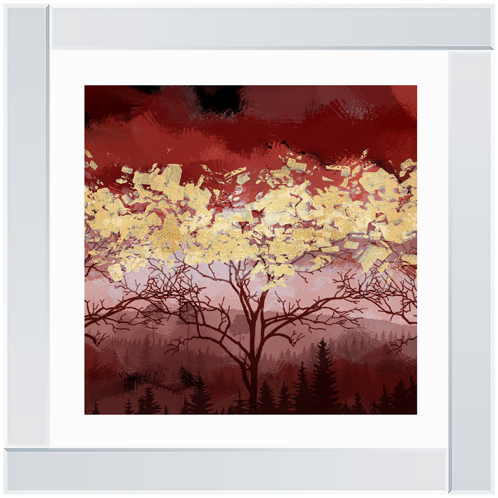 LS196 Lone Red Tree