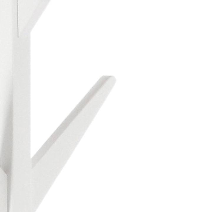 Ascot Coat Hanger in White