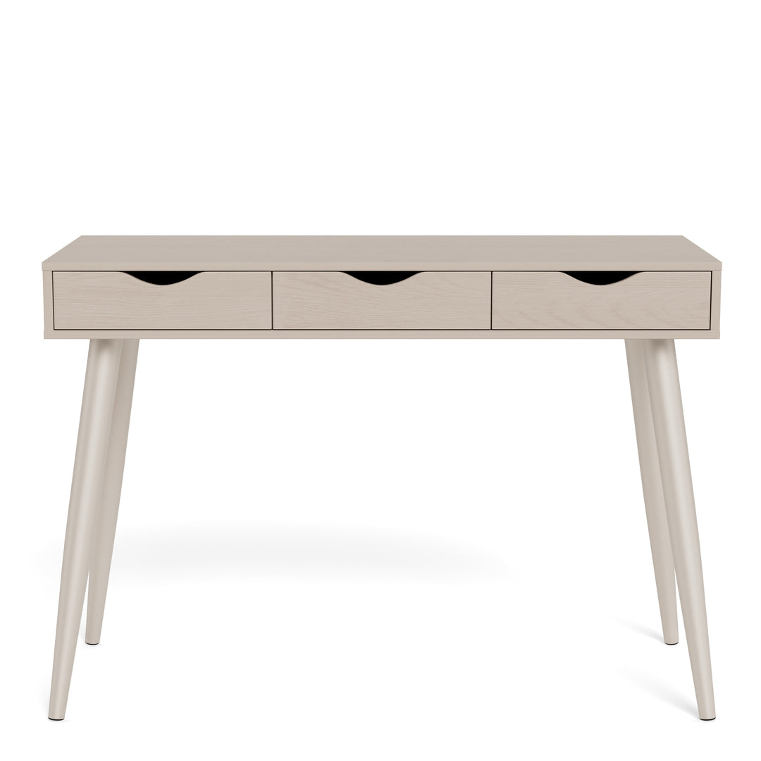 Neptun Office Desk with 3 Drawers in Grey