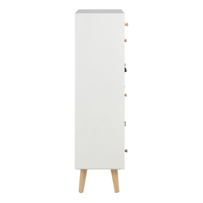 White 8 Drawer Double Dresser – Barcelona Collection