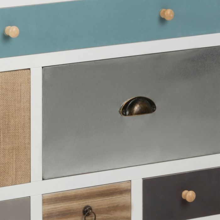 White 8 Drawer Double Dresser – Barcelona Collection