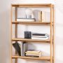 Braidwood Bookcase with 4 Shelves in Oak