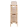 Braidwood Bookcase with 4 Shelves in White Oak Veneer