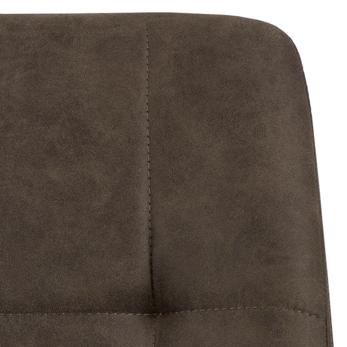 Waylor Dining Chair in Anthracite Fabric, Set of 2