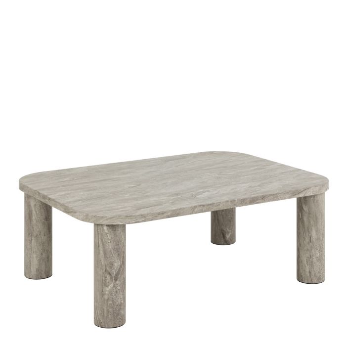 Solano Rectangular Coffee Table in grey 100x75cm