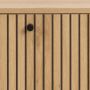Albany Shoe Cabinet with 1 Flip-Down Door in Oak Finish