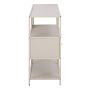 Seaford Storage Unit with Drawers and Shelves in Grey Finish