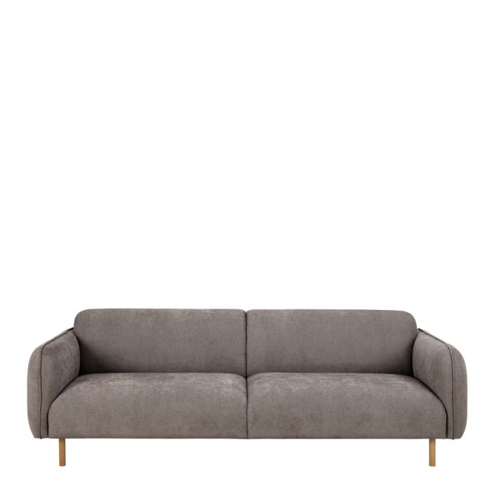 Westham Set of 2 x 3 Seater Sofas in Fay Dusty Brown Fabric