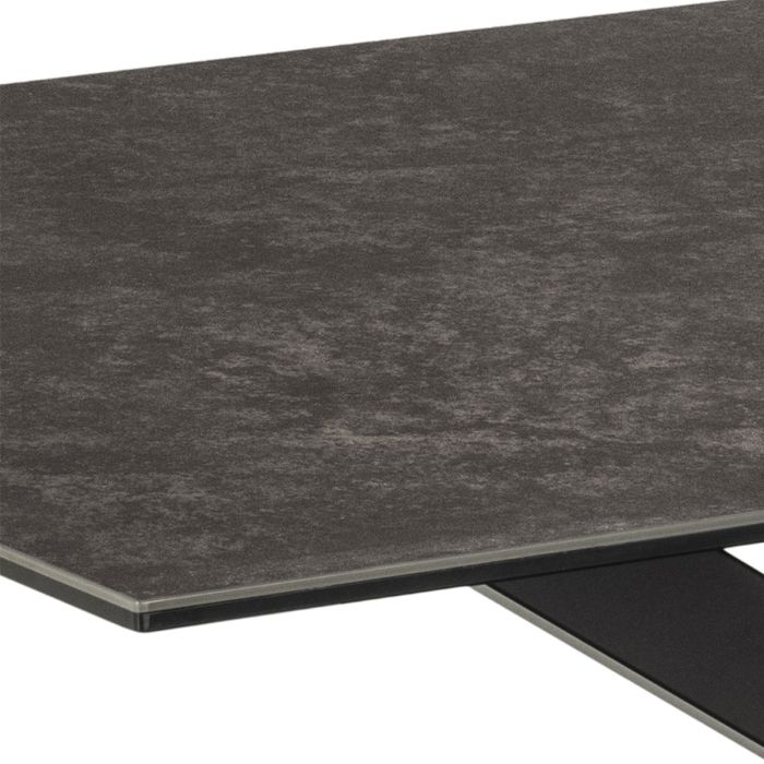 Heaven Dining Table in Ceramic Black Top 160x75.5cm