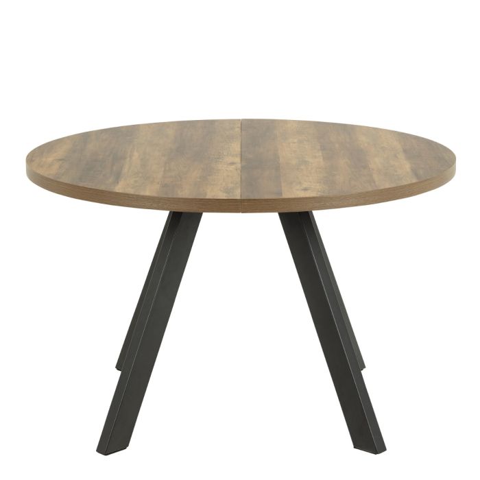 Zalida Round Dining Table with Extension in Oak
