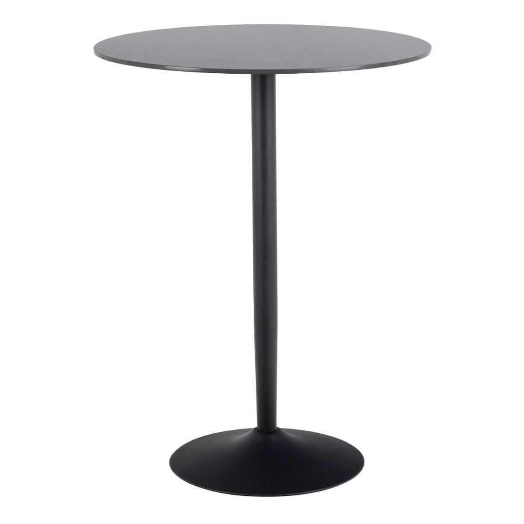 Malta Ceramic Round Bar Table in Black