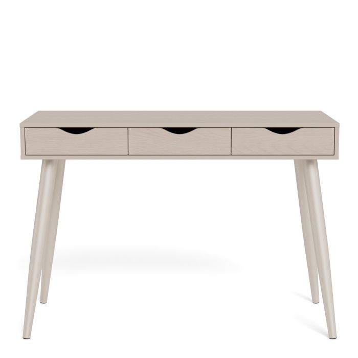 Neptun Office Desk with 3 Drawers in Grey