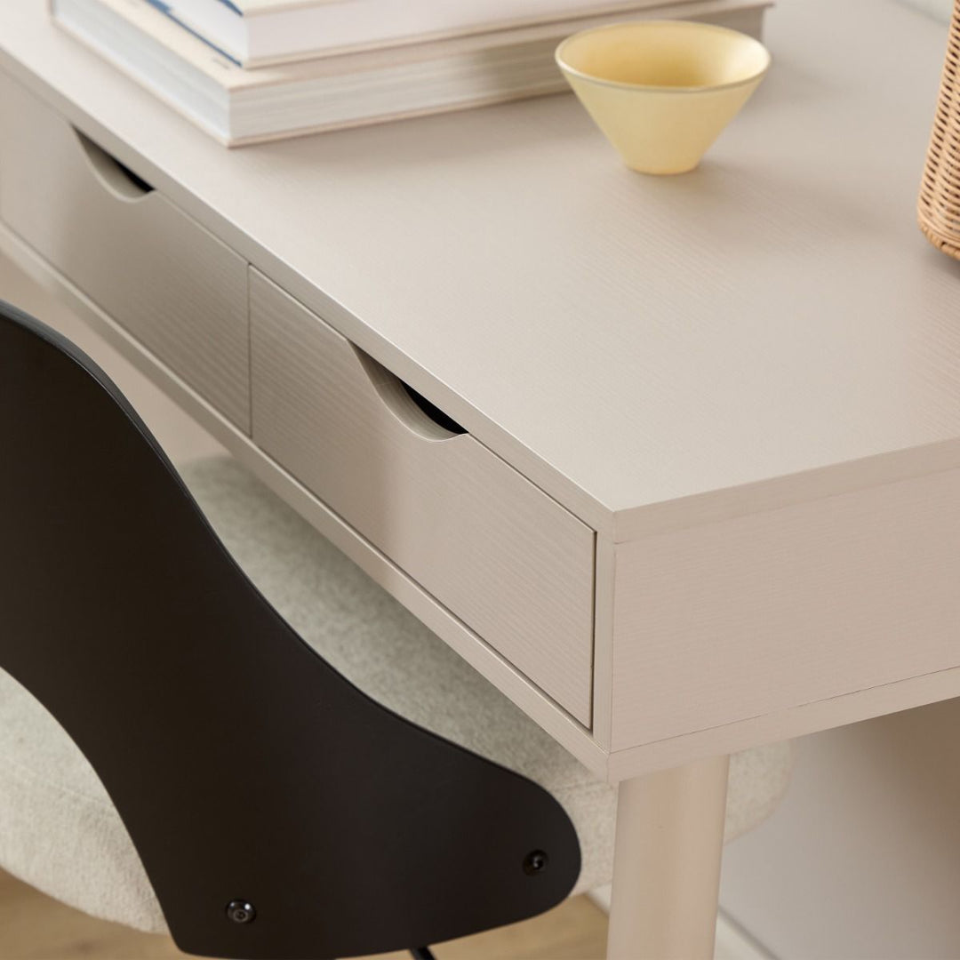 Neptun Office Desk with 3 Drawers in Grey
