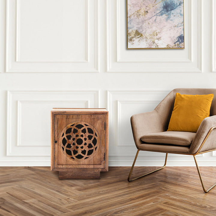 Flower of Life Accent Table