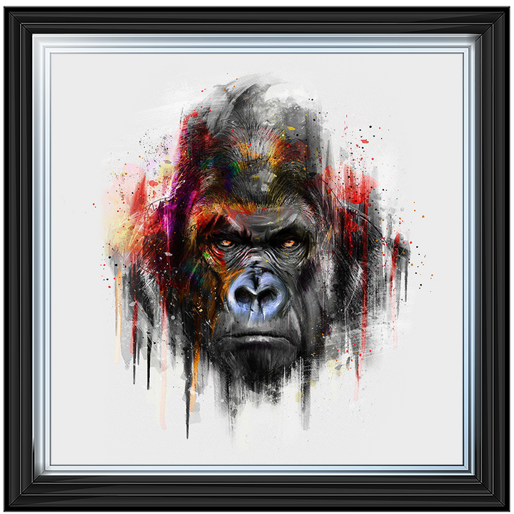 Red Gorilla Watercolour