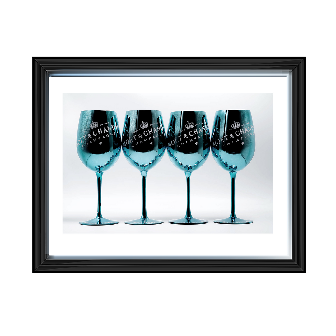 Moet Glasses - Sky Blue