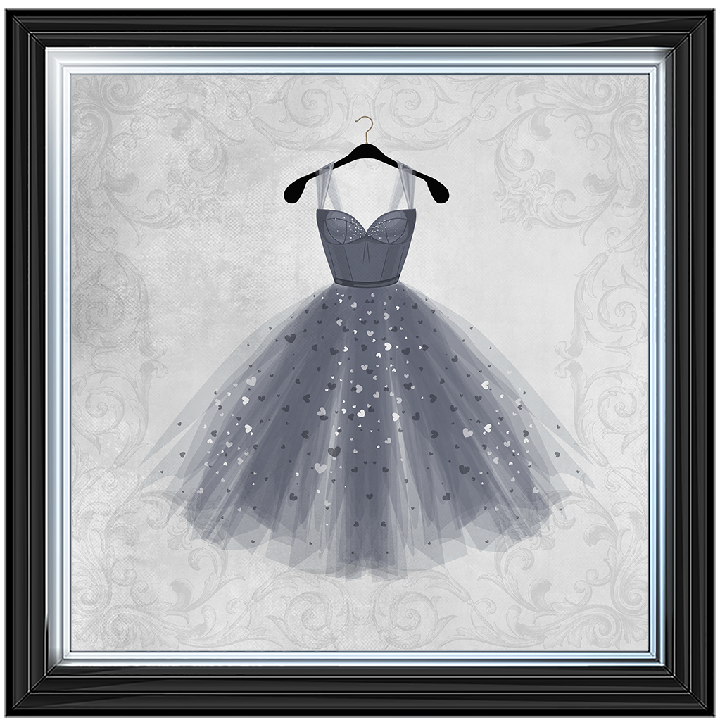 FS116 Black Dress Shimmer