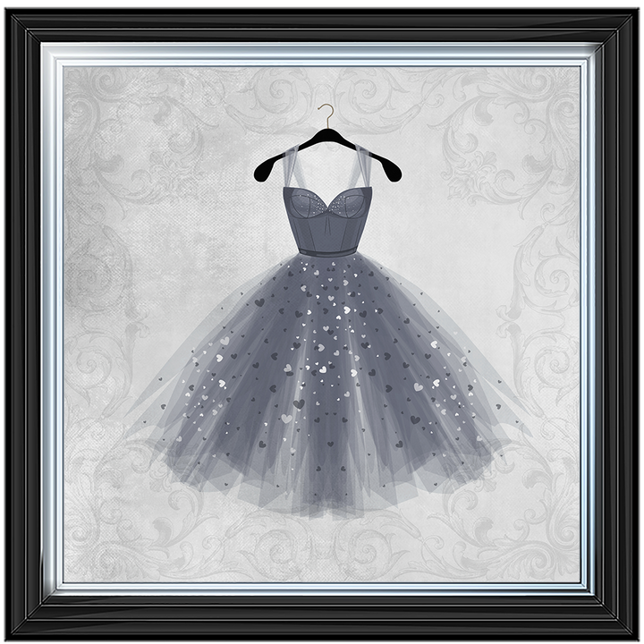 FS116 Black Dress Shimmer