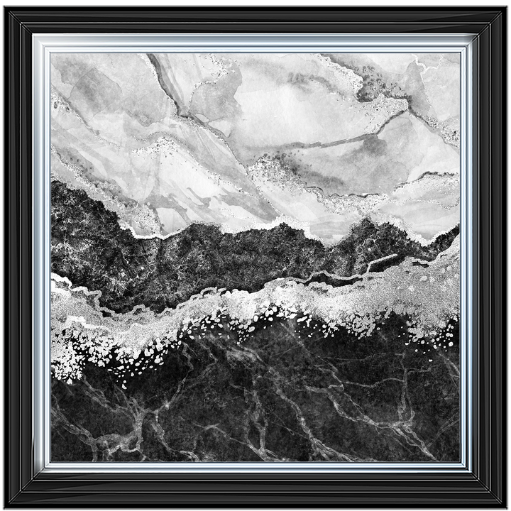 AB151 Abstract Black & Grey IV