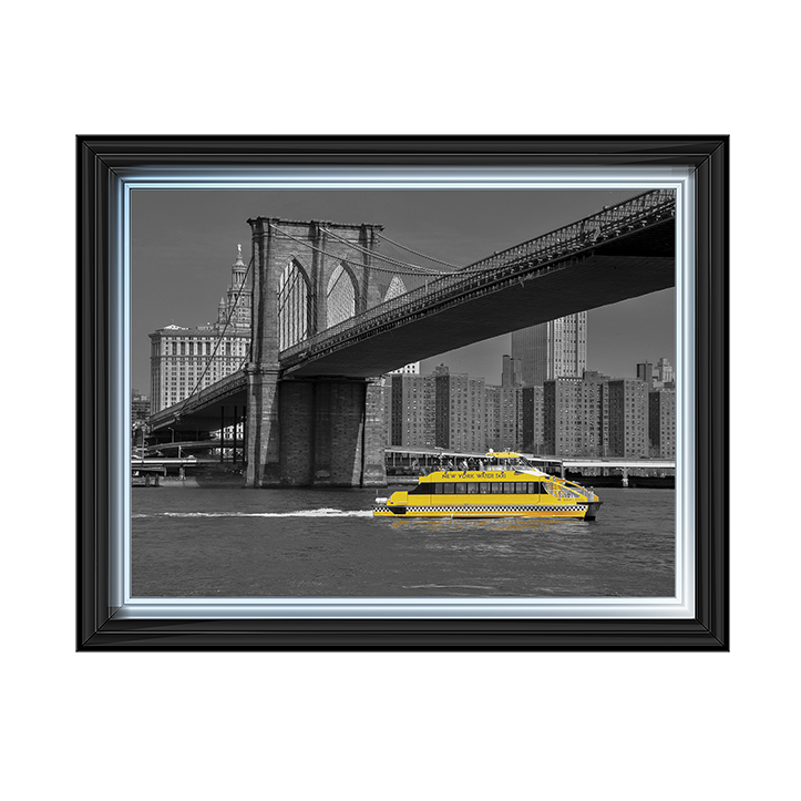 CY066 NY Water Taxi Under Brooklyn Bridge