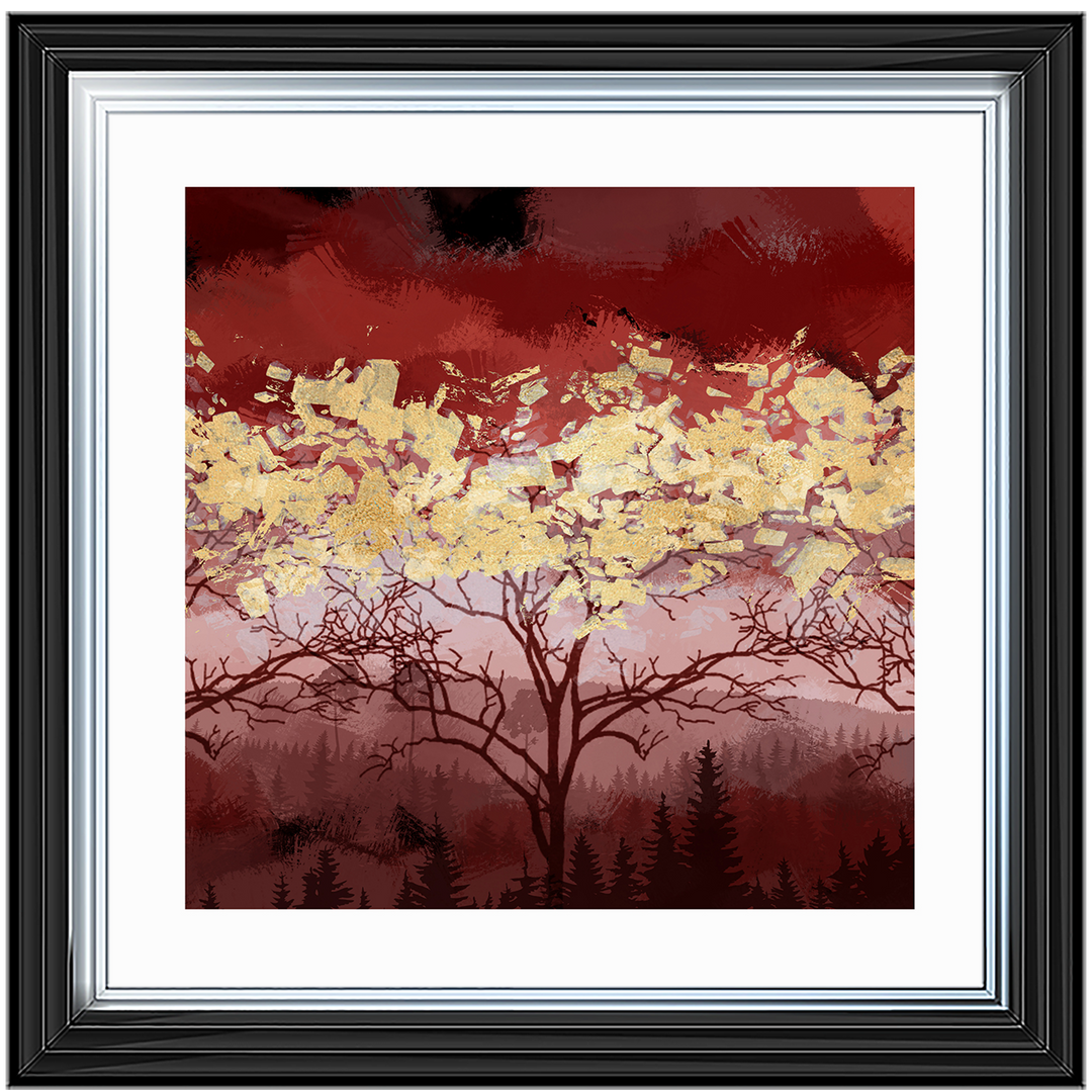 LS196 Lone Red Tree