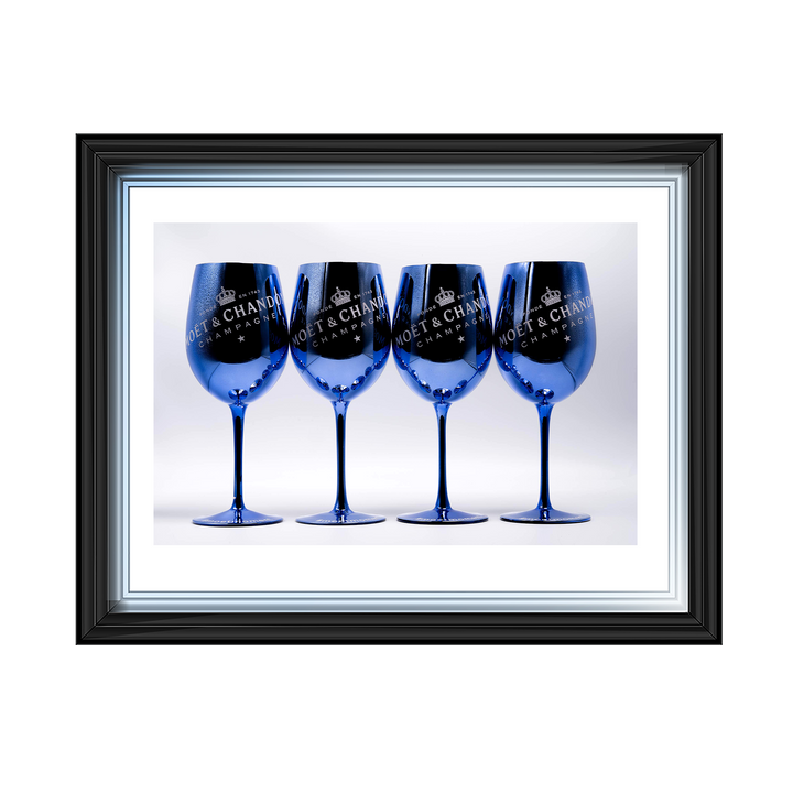 Moet Glasses - Blue