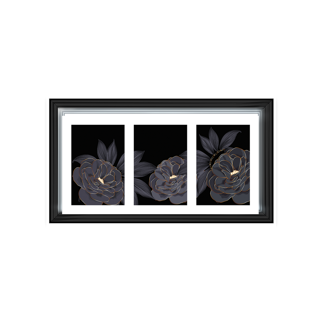 FL241 Black Beauty Flower I