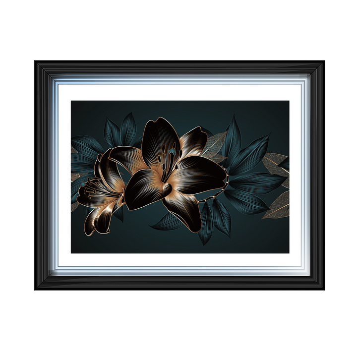 FL240 Black beauty flower II