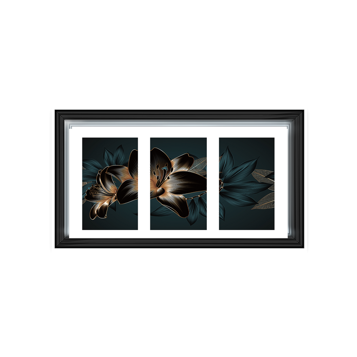 FL242 Black and blue beauty flower