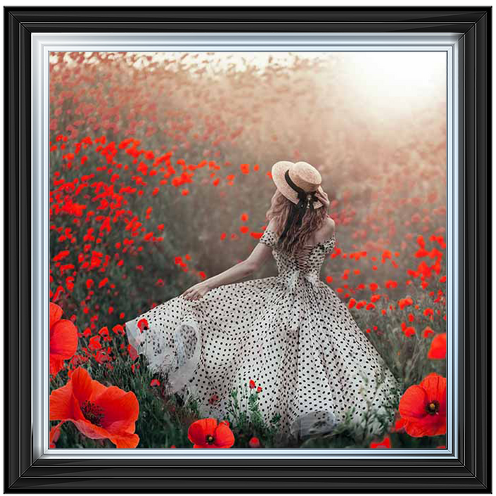 Stroll In A Field of Poppies