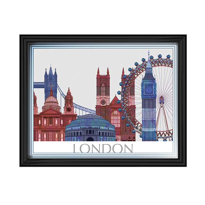 CY050 London Landmarks , Red Blue II