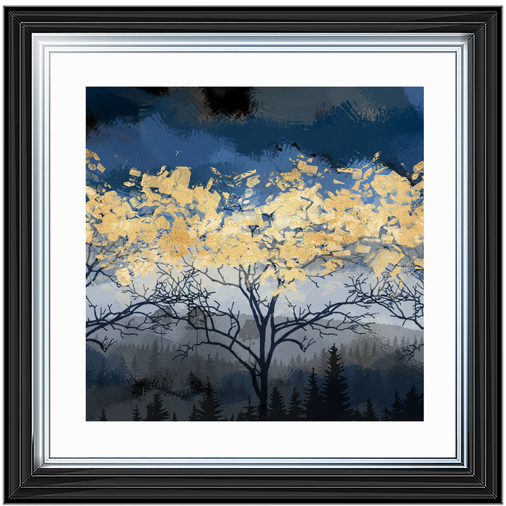 LS195 Lone Blue Tree