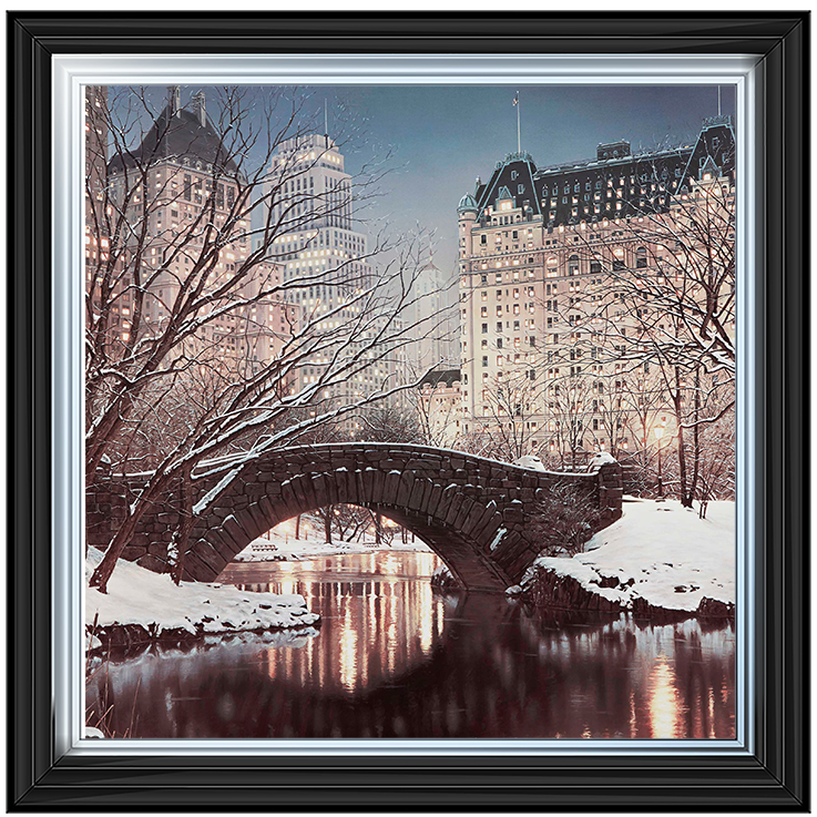 CY100 Gapstow Bridge in Winter, Central Park, New York