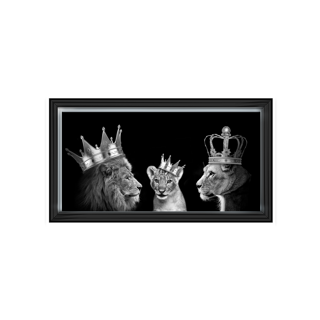 Lion trio family (Silver Crowns)