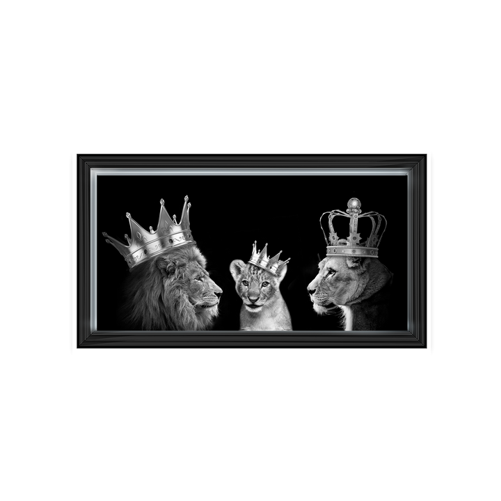 Lion trio family (Silver Crowns)