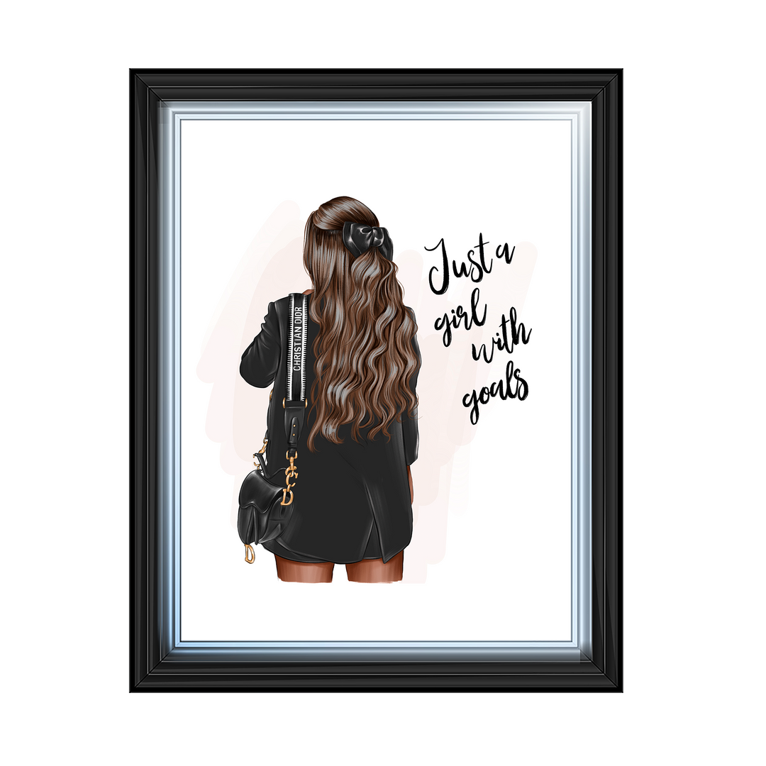 Copy of Girl with goals (Brunette)
