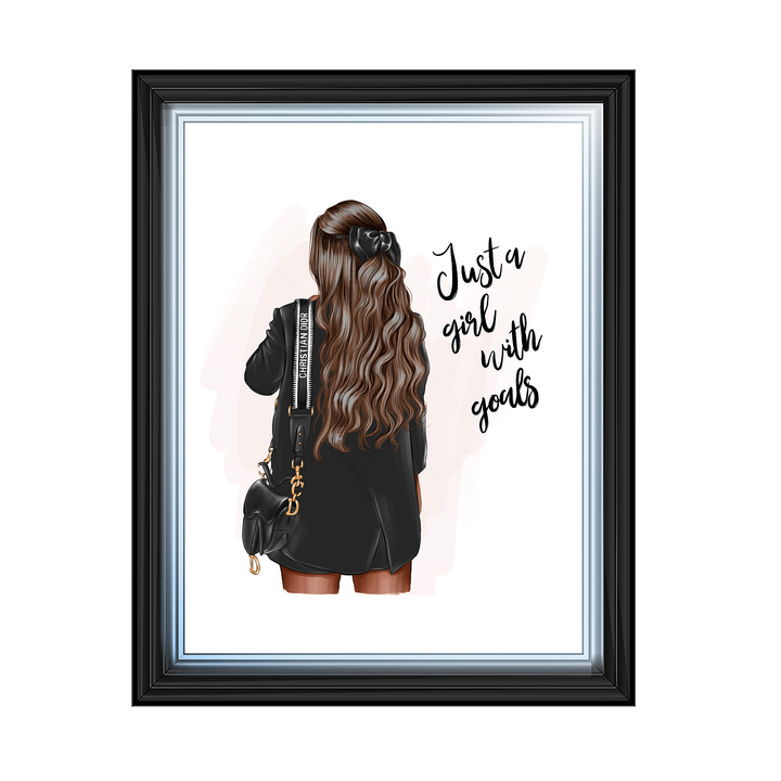 Copy of Girl with goals (Brunette)