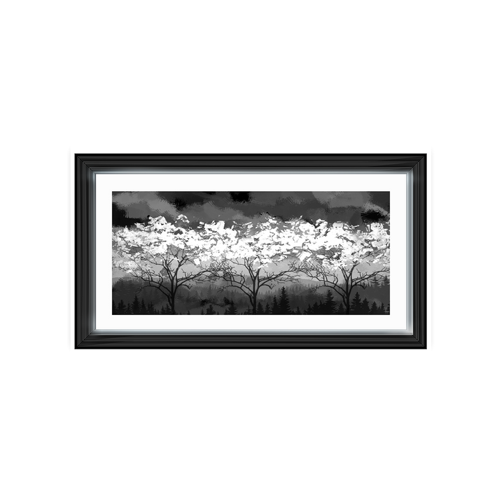 LS200 Black and white forest