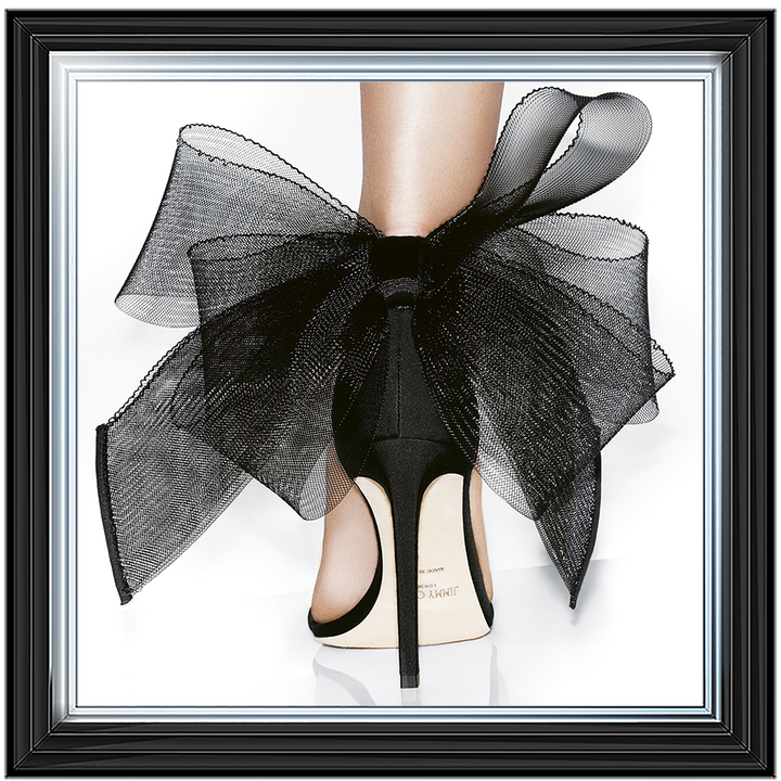 FS400 Black heel & bow