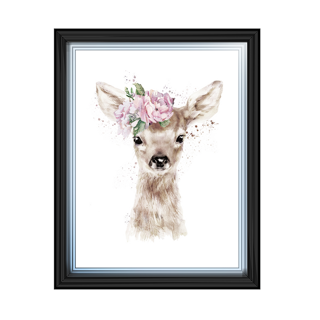 AN284 Floral Deer