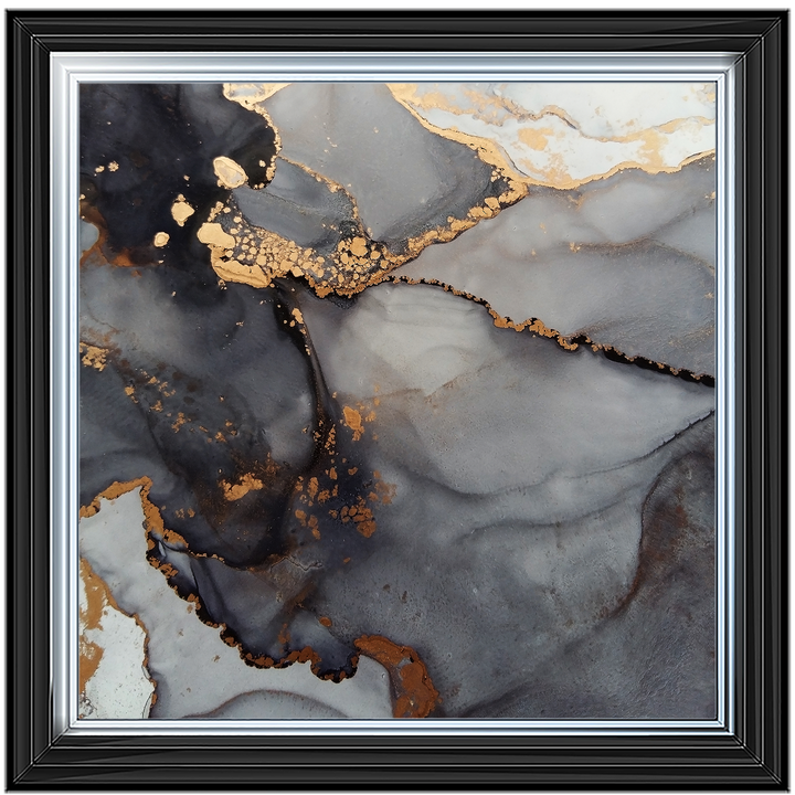 AB171 Abstract Black & Gold V