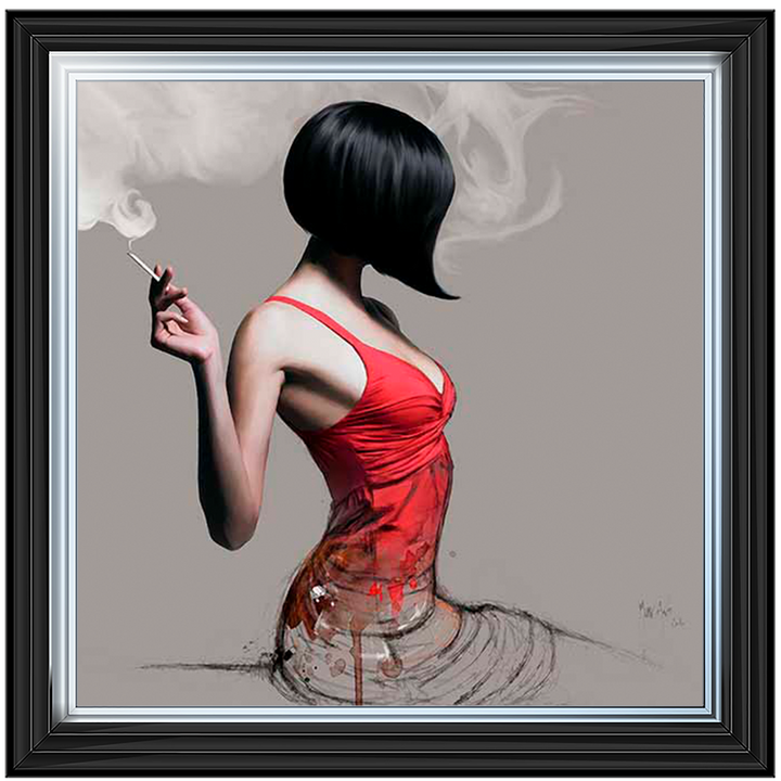 FG576 Red Dress Sketch