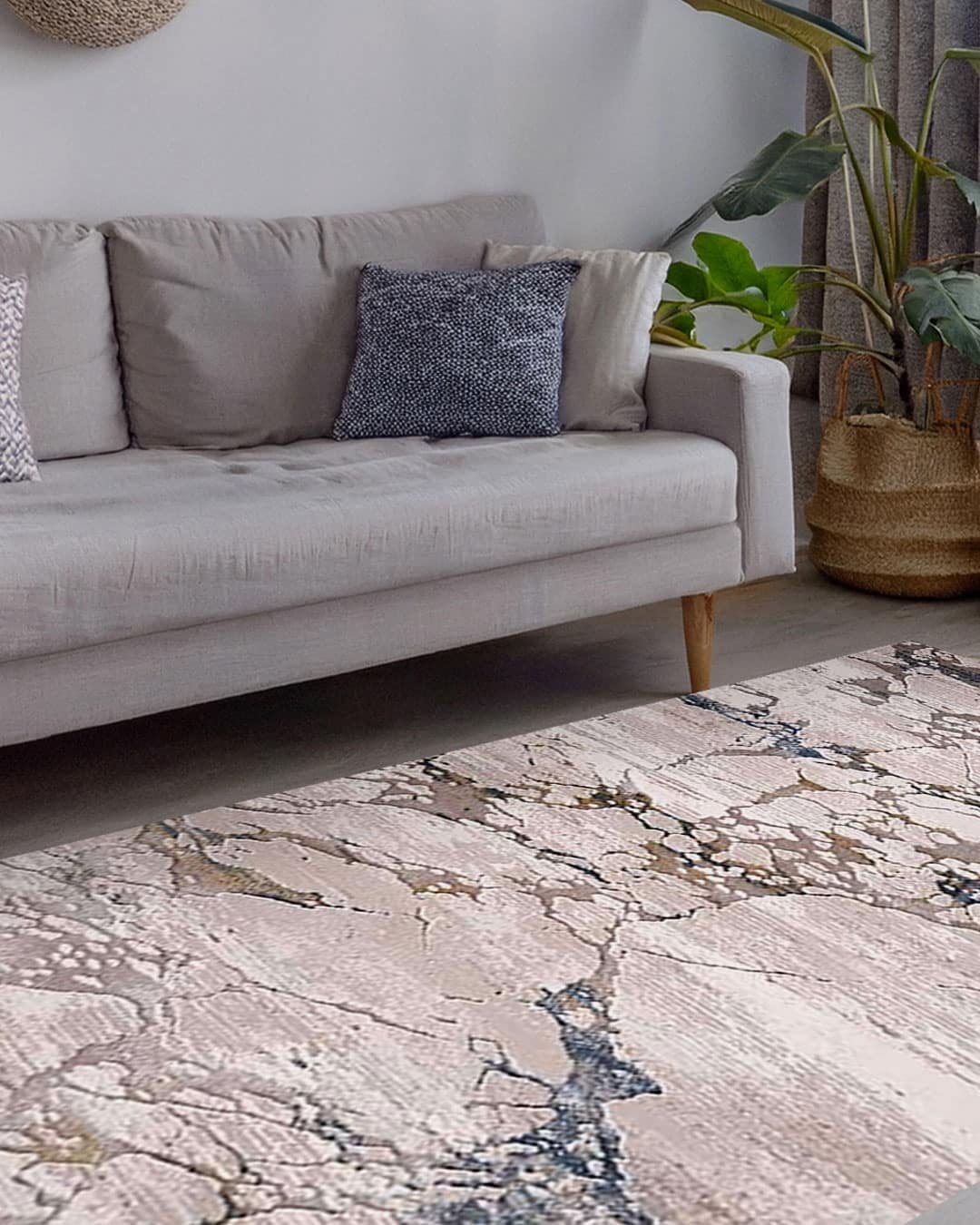 Ruby Marble Edge Rug