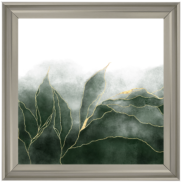 AB163 Green & Gold Abstract |