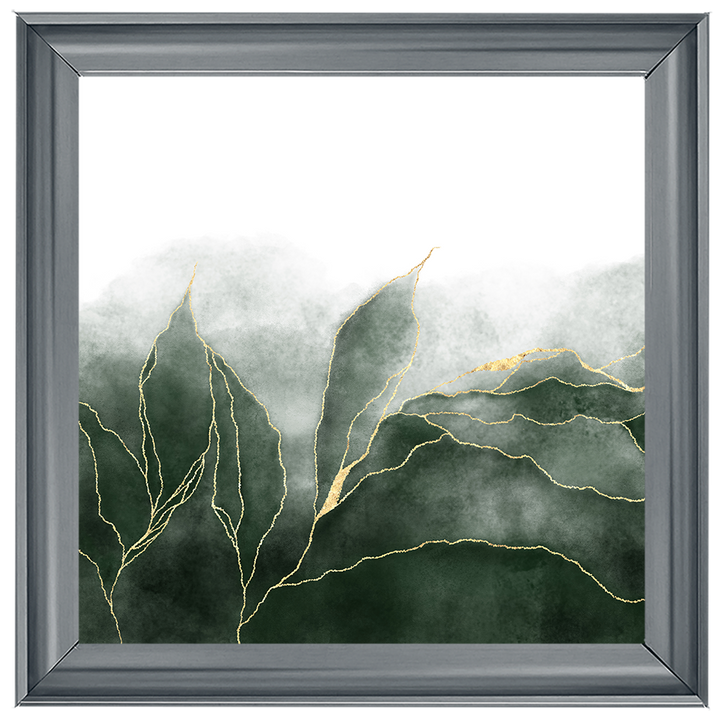 AB163 Green & Gold Abstract |