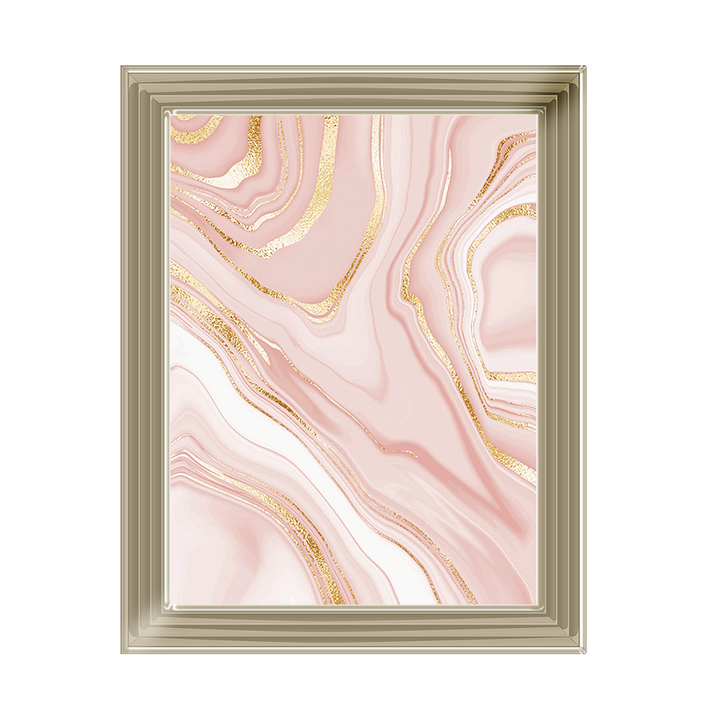 Pink & Gold Marble |