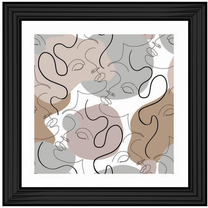AB232 Multi Faces Abstract 2