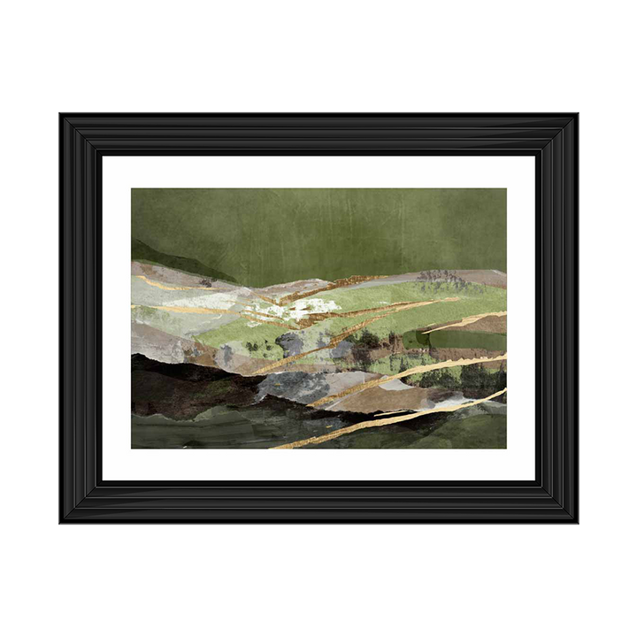 Green Mountains Abstract