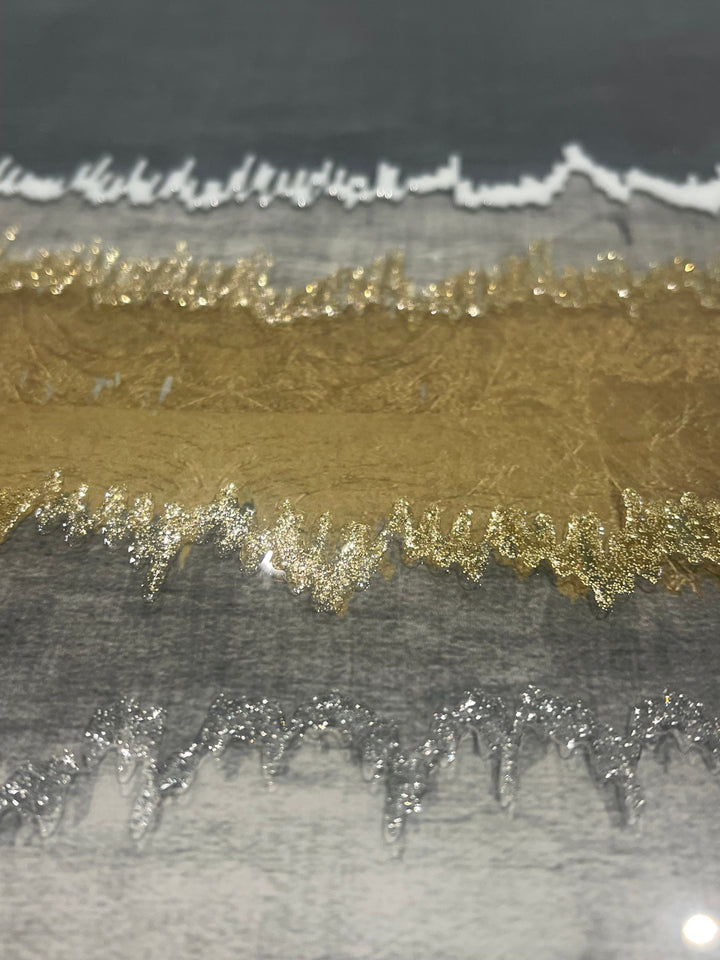 AB378 Waves of Gold & Silver